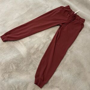 Women's Burgundy Jogger Pants